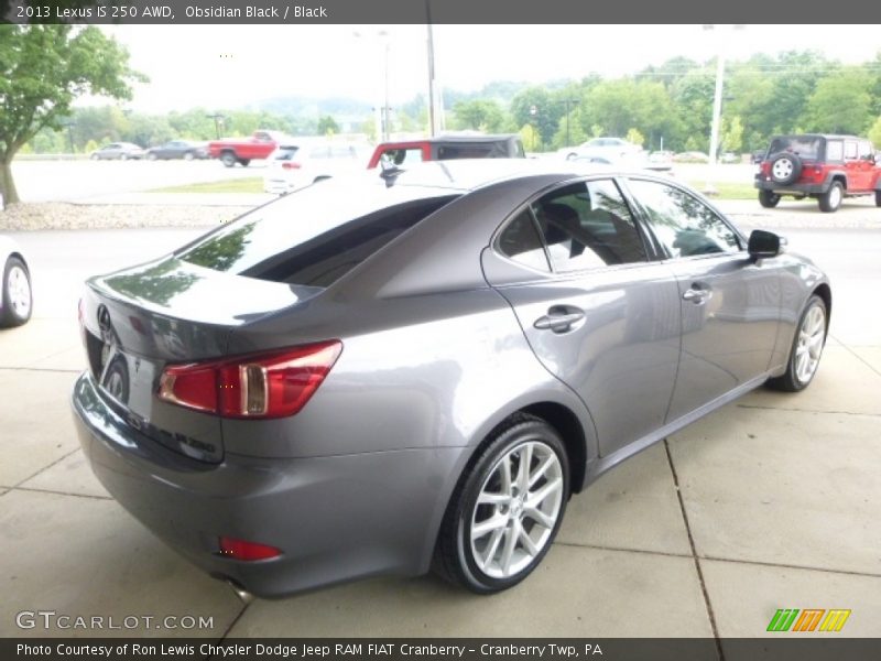 Obsidian Black / Black 2013 Lexus IS 250 AWD