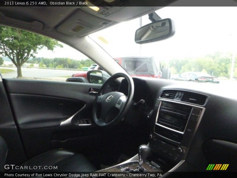 Obsidian Black / Black 2013 Lexus IS 250 AWD