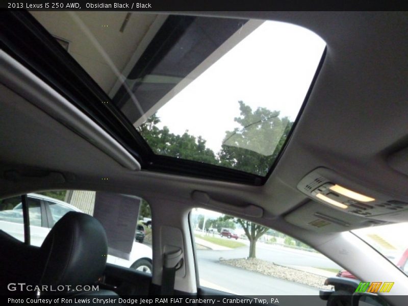 Obsidian Black / Black 2013 Lexus IS 250 AWD