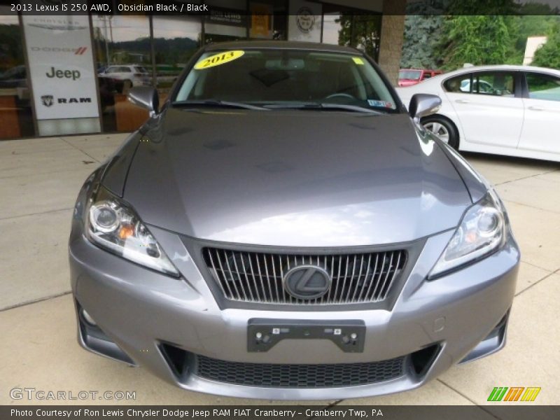 Obsidian Black / Black 2013 Lexus IS 250 AWD