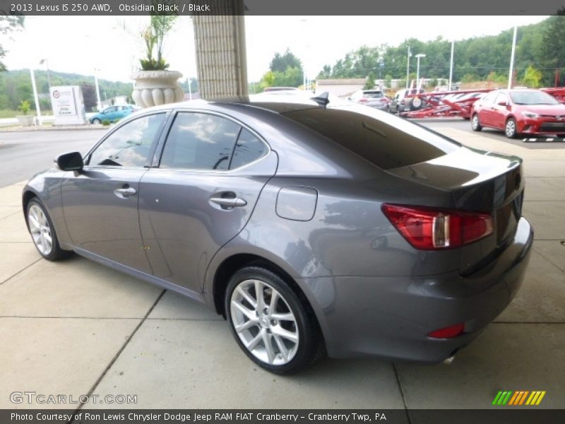 Obsidian Black / Black 2013 Lexus IS 250 AWD