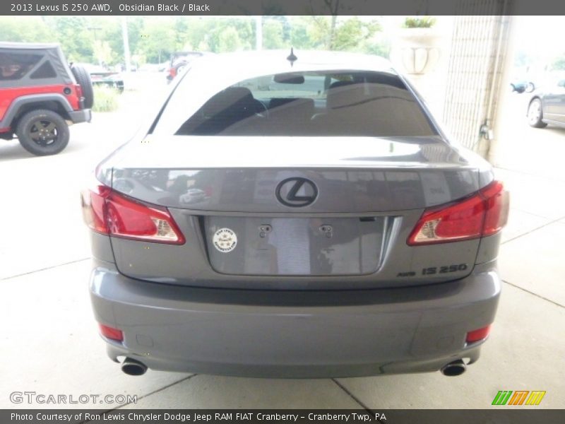 Obsidian Black / Black 2013 Lexus IS 250 AWD