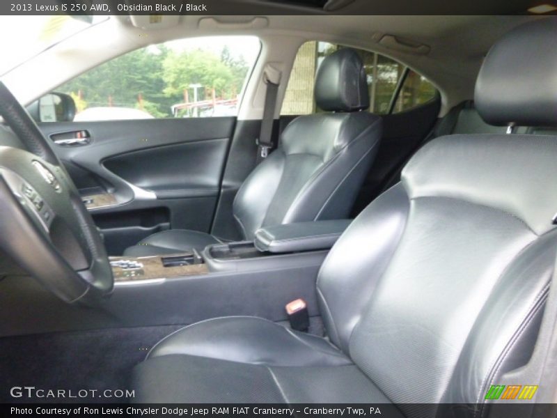Obsidian Black / Black 2013 Lexus IS 250 AWD