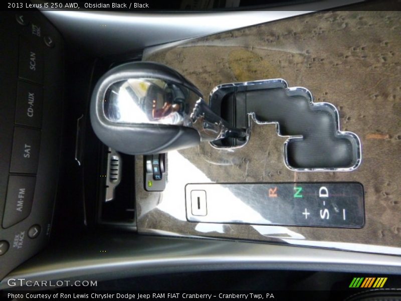 Obsidian Black / Black 2013 Lexus IS 250 AWD
