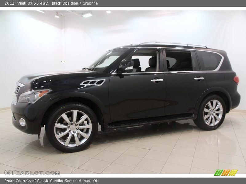 Black Obsidian / Graphite 2012 Infiniti QX 56 4WD
