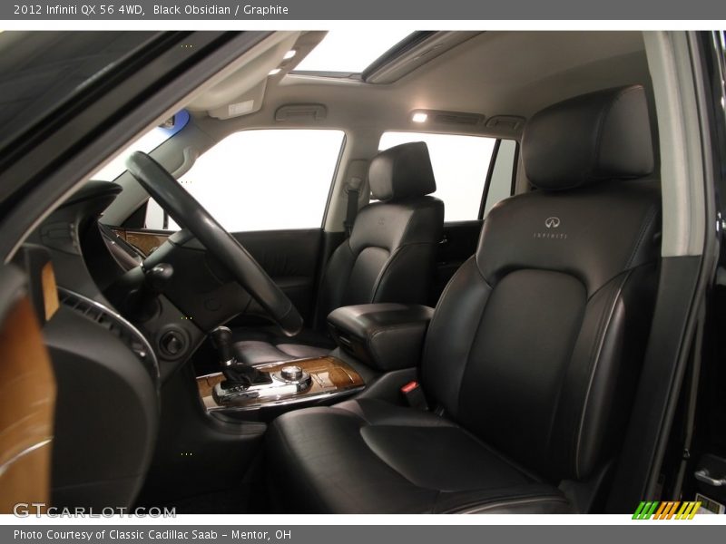 Black Obsidian / Graphite 2012 Infiniti QX 56 4WD