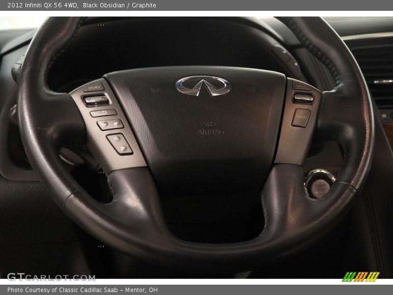 Black Obsidian / Graphite 2012 Infiniti QX 56 4WD