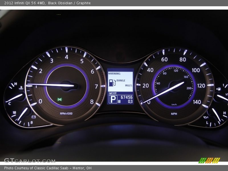 Black Obsidian / Graphite 2012 Infiniti QX 56 4WD