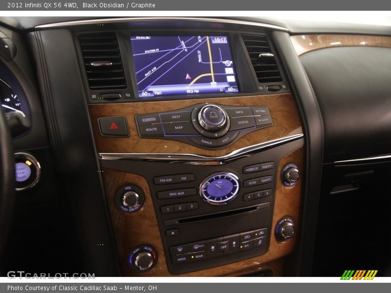 Black Obsidian / Graphite 2012 Infiniti QX 56 4WD