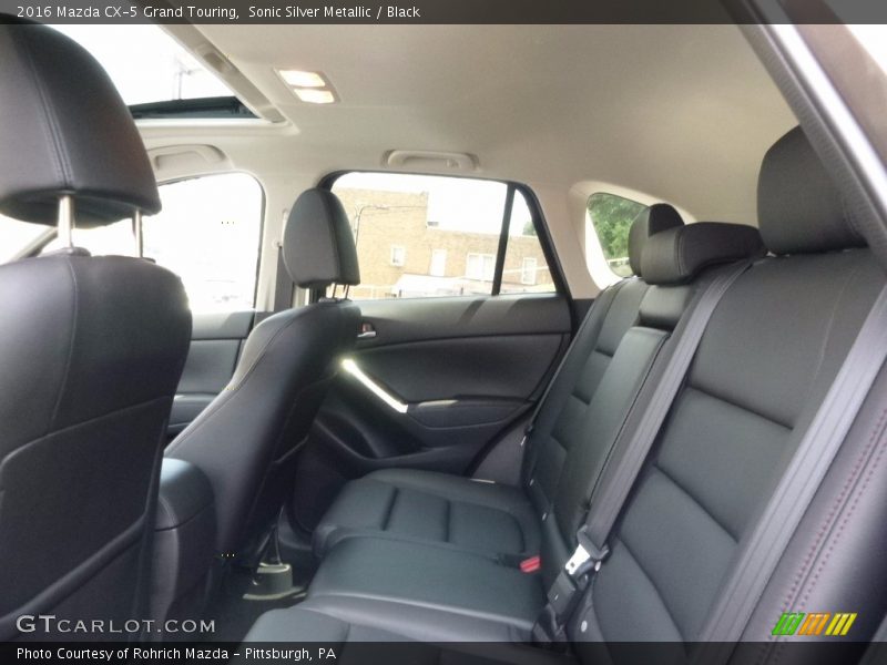 Sonic Silver Metallic / Black 2016 Mazda CX-5 Grand Touring