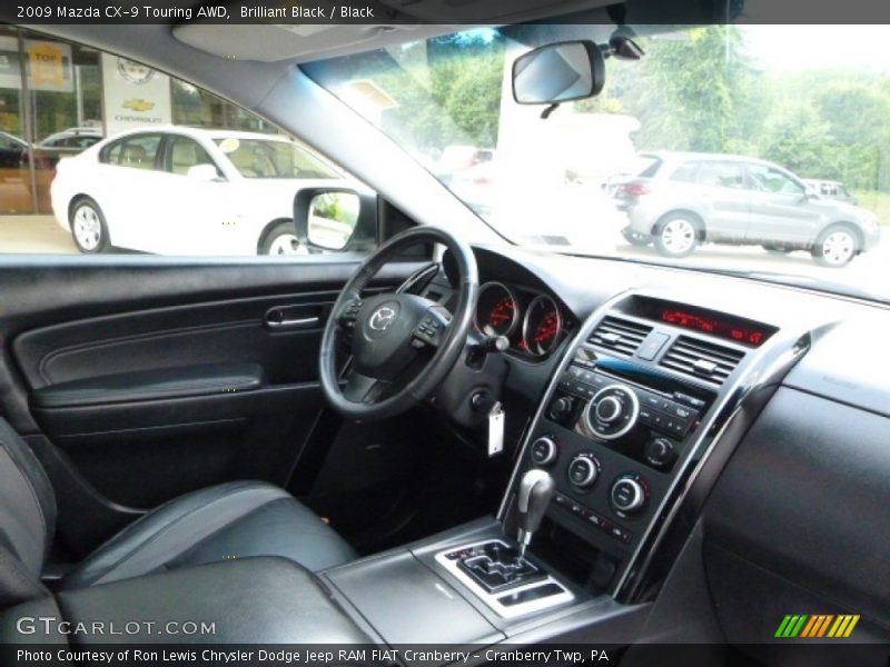 Brilliant Black / Black 2009 Mazda CX-9 Touring AWD
