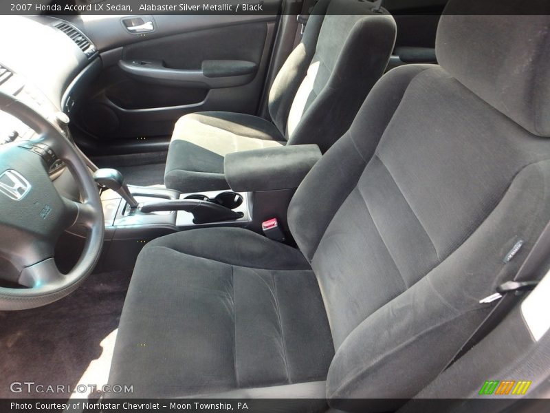 Alabaster Silver Metallic / Black 2007 Honda Accord LX Sedan