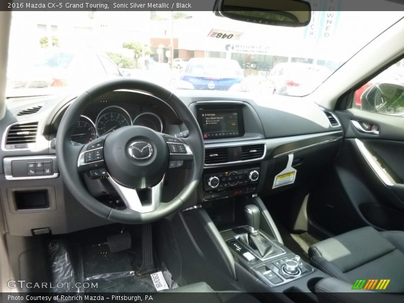 Sonic Silver Metallic / Black 2016 Mazda CX-5 Grand Touring
