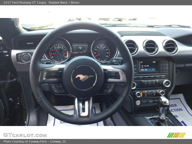 Shadow Black / Ebony 2017 Ford Mustang GT Coupe