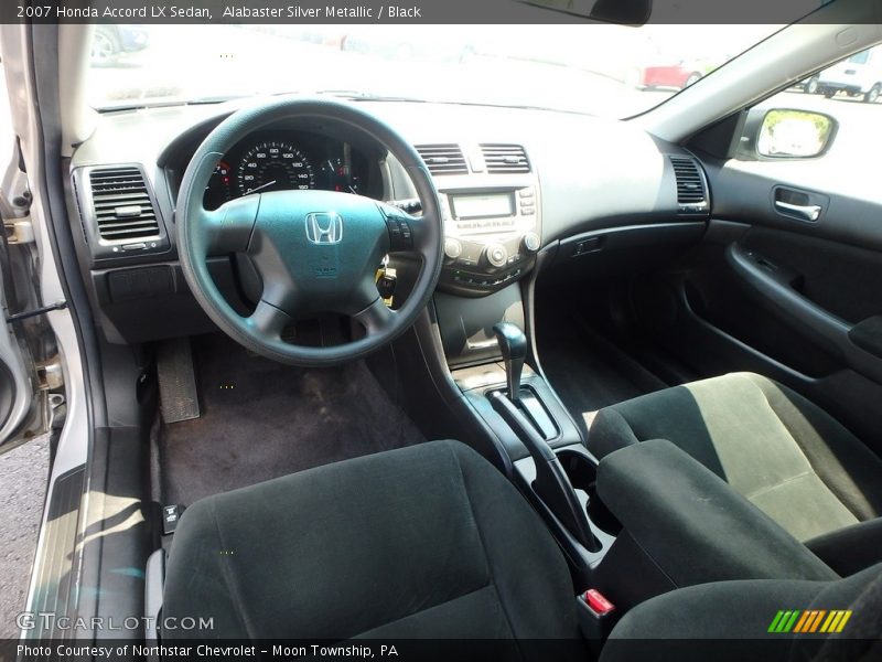 Alabaster Silver Metallic / Black 2007 Honda Accord LX Sedan
