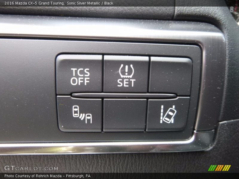 Sonic Silver Metallic / Black 2016 Mazda CX-5 Grand Touring