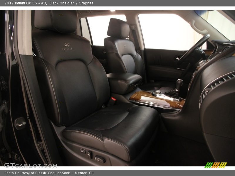 Black Obsidian / Graphite 2012 Infiniti QX 56 4WD