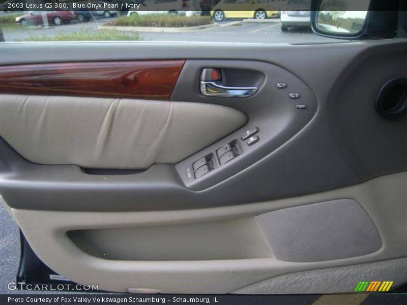 Blue Onyx Pearl / Ivory 2003 Lexus GS 300