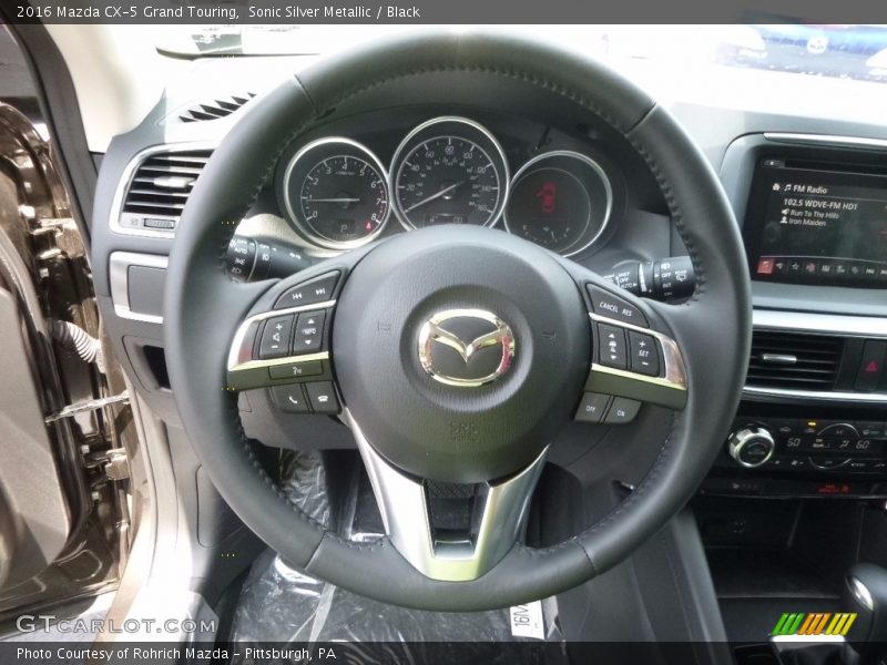 Sonic Silver Metallic / Black 2016 Mazda CX-5 Grand Touring