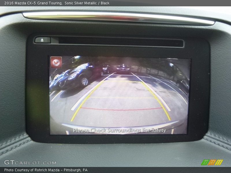 Sonic Silver Metallic / Black 2016 Mazda CX-5 Grand Touring