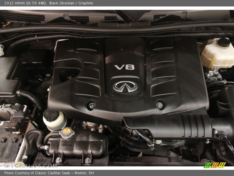 Black Obsidian / Graphite 2012 Infiniti QX 56 4WD