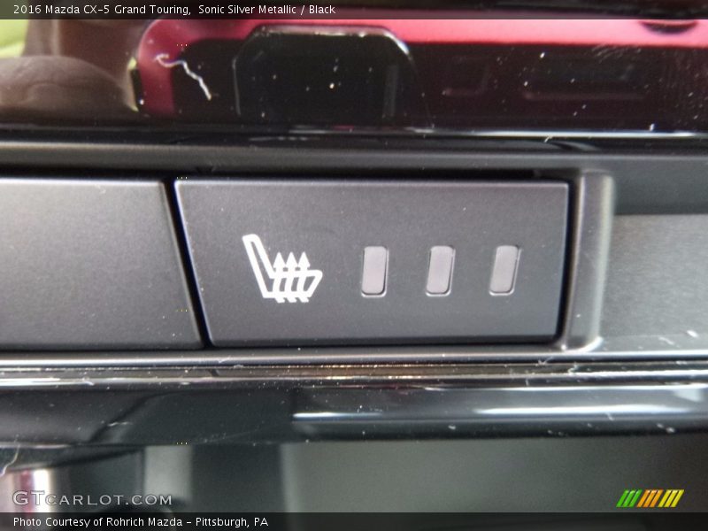 Sonic Silver Metallic / Black 2016 Mazda CX-5 Grand Touring