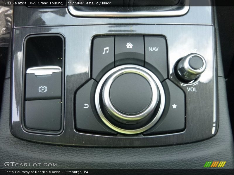 Sonic Silver Metallic / Black 2016 Mazda CX-5 Grand Touring