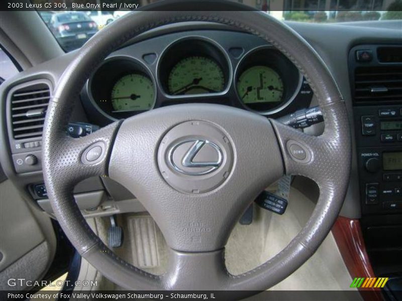 Blue Onyx Pearl / Ivory 2003 Lexus GS 300