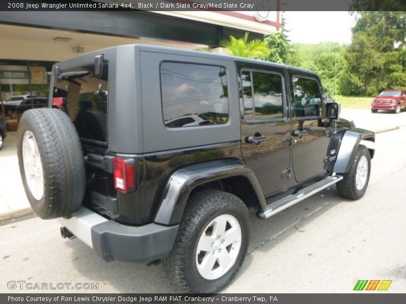 Black / Dark Slate Gray/Med Slate Gray 2008 Jeep Wrangler Unlimited Sahara 4x4