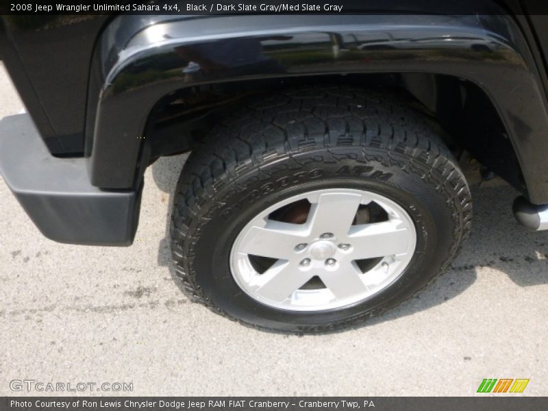 Black / Dark Slate Gray/Med Slate Gray 2008 Jeep Wrangler Unlimited Sahara 4x4