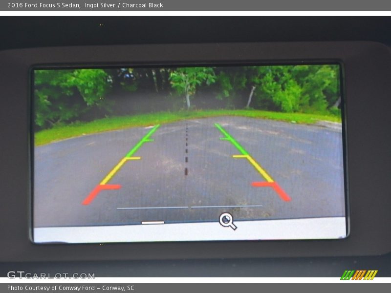 Ingot Silver / Charcoal Black 2016 Ford Focus S Sedan