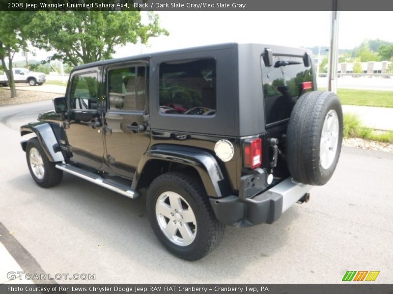 Black / Dark Slate Gray/Med Slate Gray 2008 Jeep Wrangler Unlimited Sahara 4x4