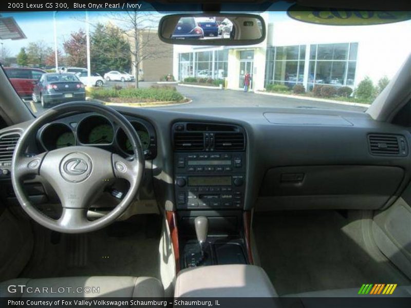 Blue Onyx Pearl / Ivory 2003 Lexus GS 300