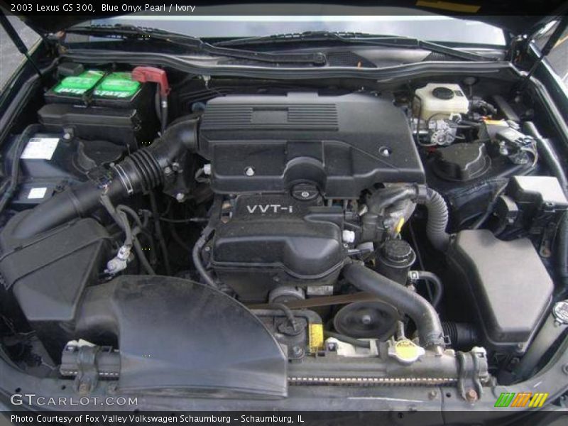 Blue Onyx Pearl / Ivory 2003 Lexus GS 300
