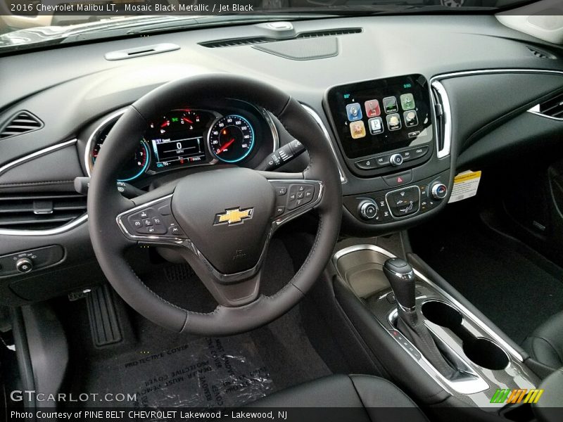 Mosaic Black Metallic / Jet Black 2016 Chevrolet Malibu LT