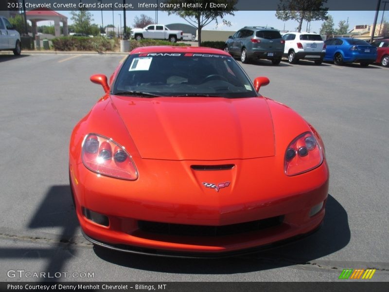 Inferno Orange Metallic / Ebony 2013 Chevrolet Corvette Grand Sport Coupe