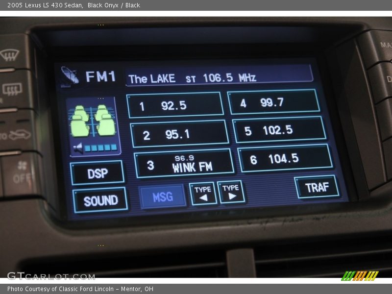 Black Onyx / Black 2005 Lexus LS 430 Sedan
