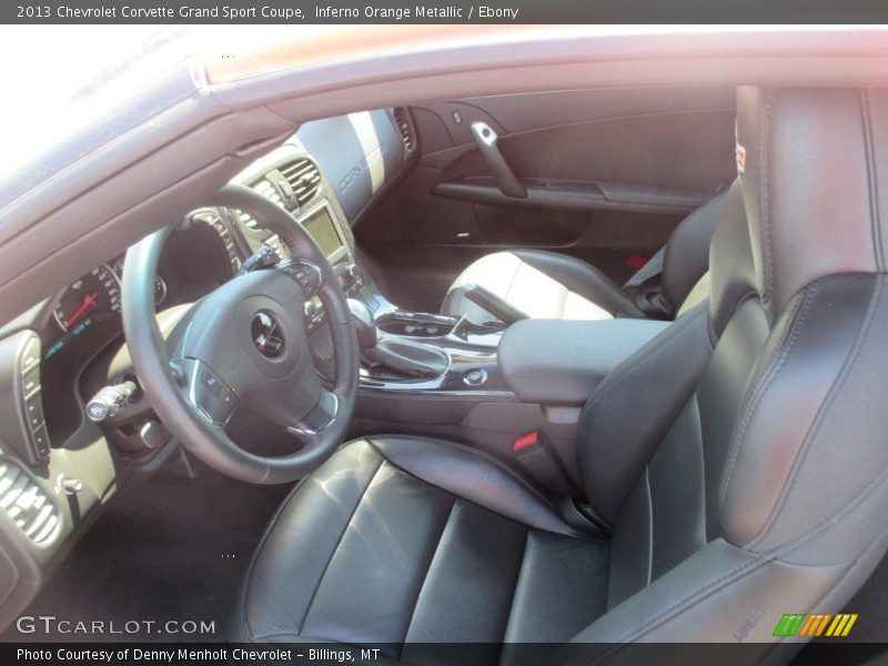 Inferno Orange Metallic / Ebony 2013 Chevrolet Corvette Grand Sport Coupe