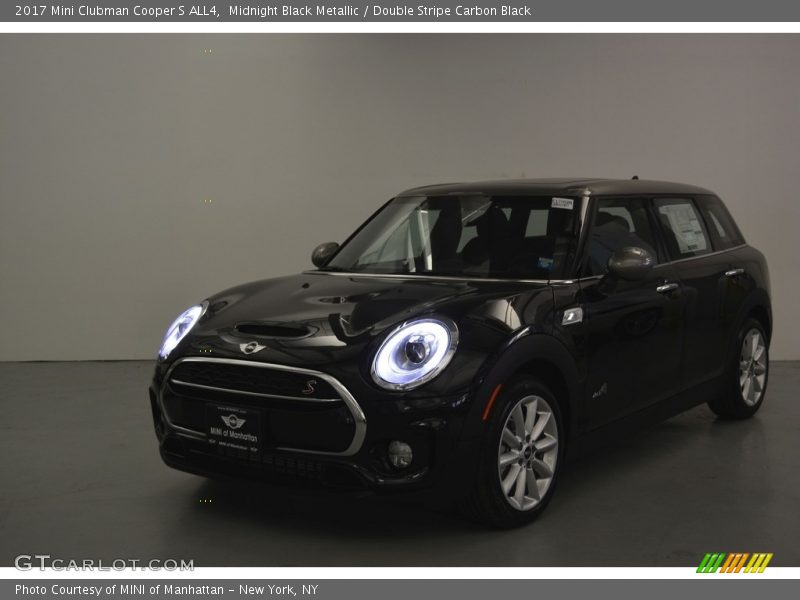 Midnight Black Metallic / Double Stripe Carbon Black 2017 Mini Clubman Cooper S ALL4
