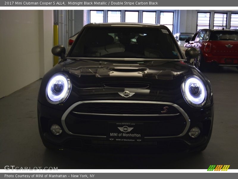 Midnight Black Metallic / Double Stripe Carbon Black 2017 Mini Clubman Cooper S ALL4