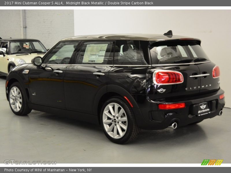 Midnight Black Metallic / Double Stripe Carbon Black 2017 Mini Clubman Cooper S ALL4