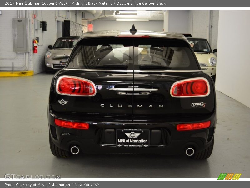 Midnight Black Metallic / Double Stripe Carbon Black 2017 Mini Clubman Cooper S ALL4