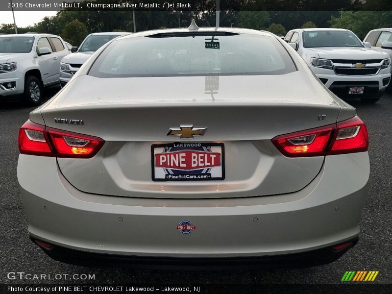 Champagne Silver Metallic / Jet Black 2016 Chevrolet Malibu LT