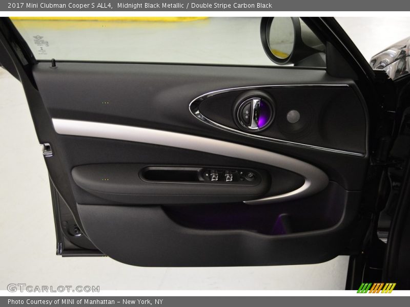 Midnight Black Metallic / Double Stripe Carbon Black 2017 Mini Clubman Cooper S ALL4