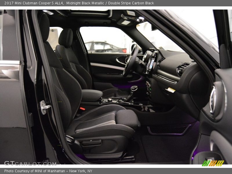 Midnight Black Metallic / Double Stripe Carbon Black 2017 Mini Clubman Cooper S ALL4