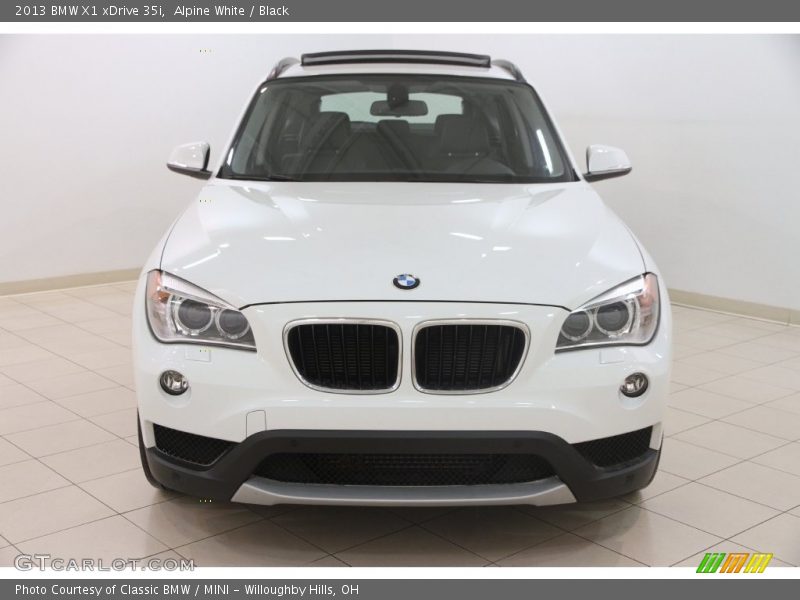 Alpine White / Black 2013 BMW X1 xDrive 35i