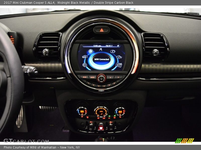 Midnight Black Metallic / Double Stripe Carbon Black 2017 Mini Clubman Cooper S ALL4