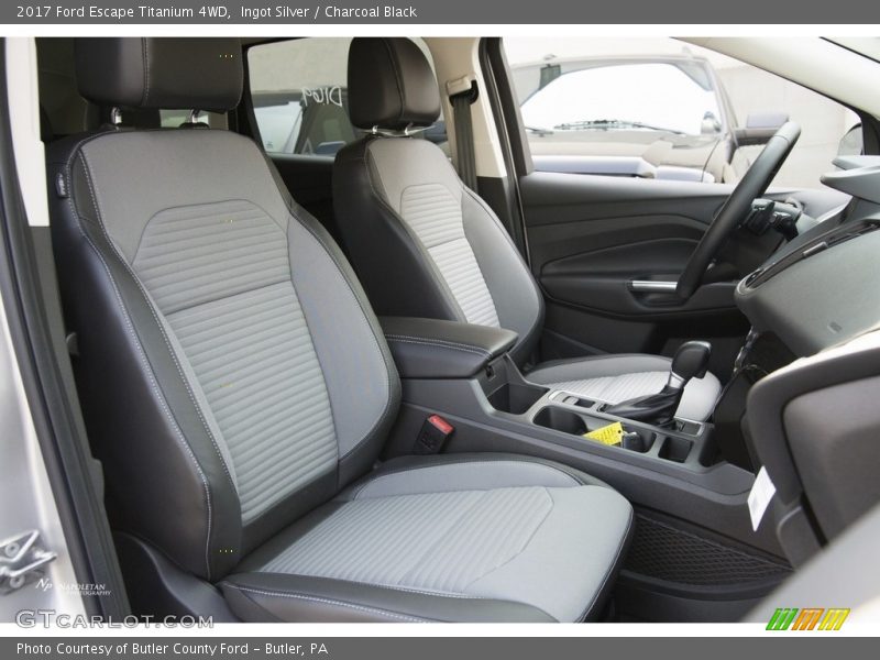 Ingot Silver / Charcoal Black 2017 Ford Escape Titanium 4WD
