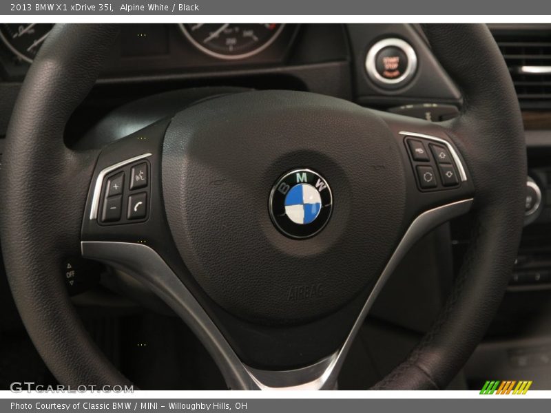 Alpine White / Black 2013 BMW X1 xDrive 35i