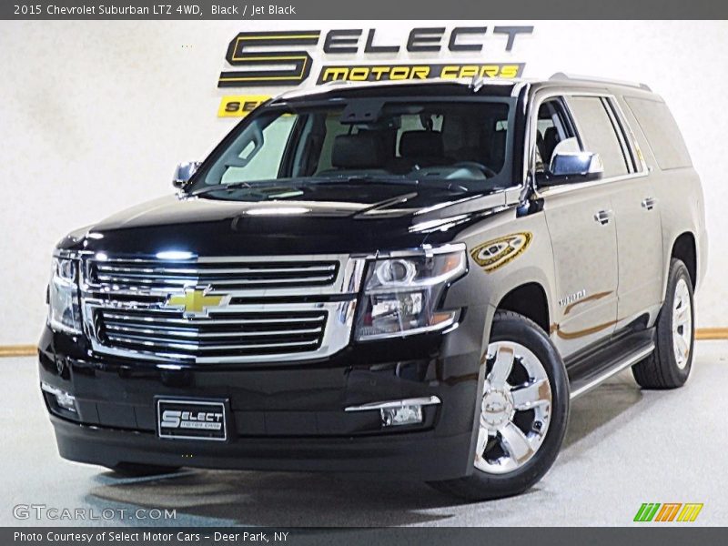 Black / Jet Black 2015 Chevrolet Suburban LTZ 4WD